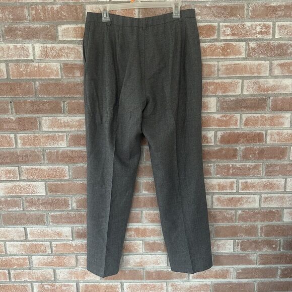 Pendleton 100% Wool Gray Trousers Pants Size 12 - Picture 4 of 6
